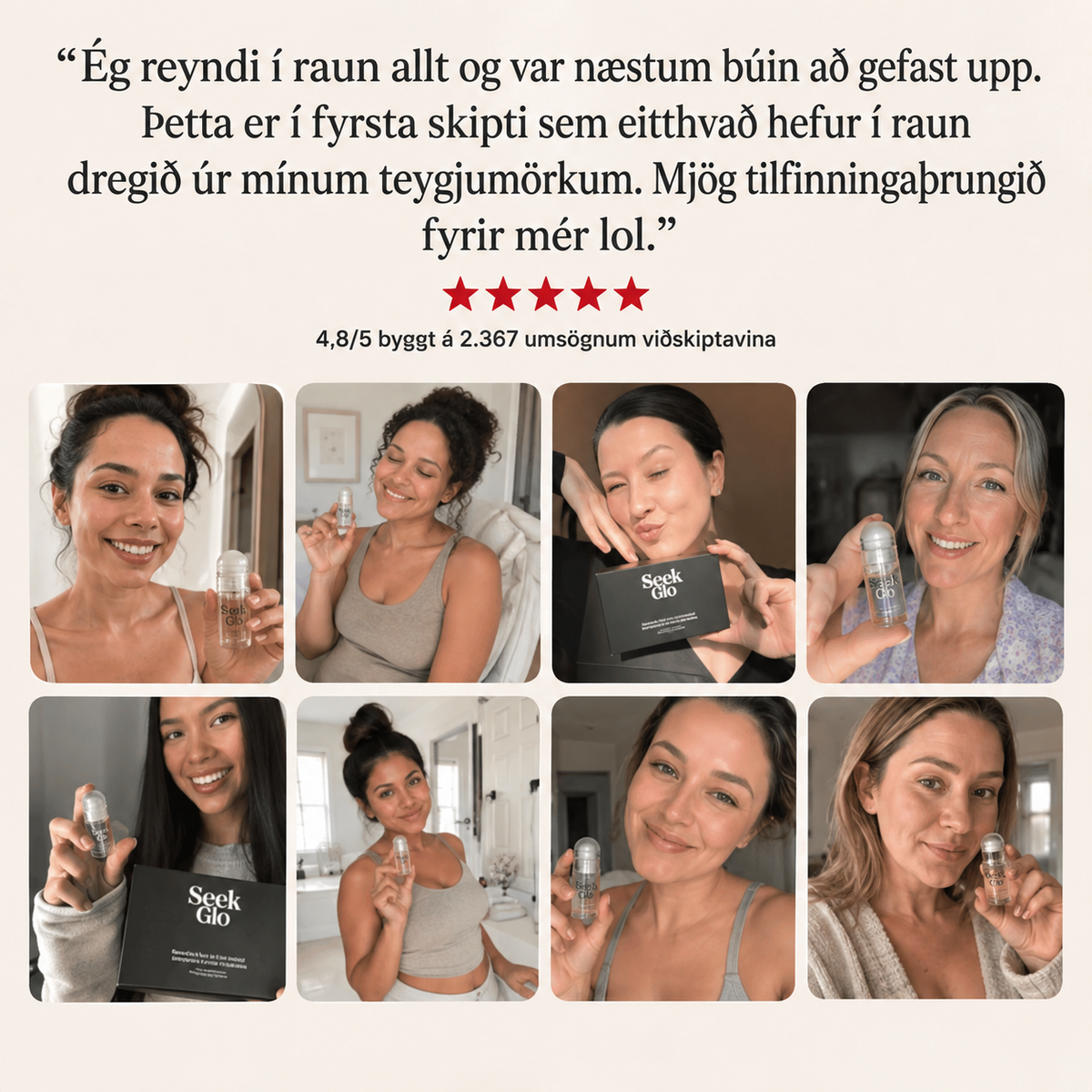 SeekGlo Slitfarakerfi
